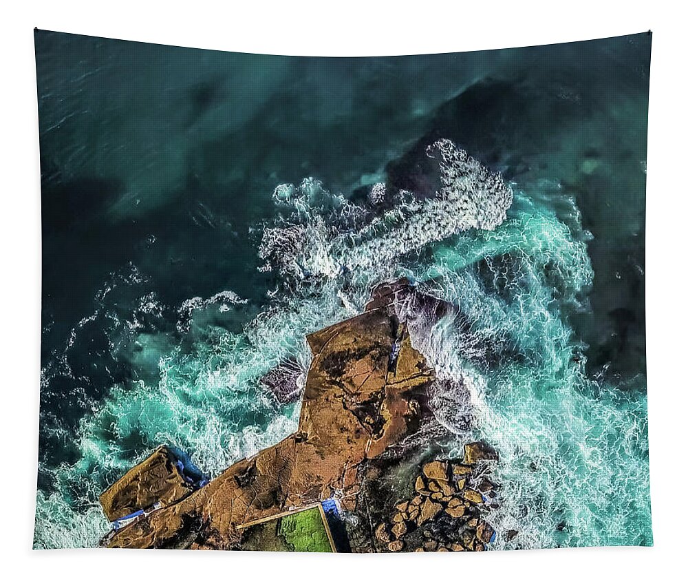 Chriscousins Tapestry featuring the photograph Curly Headland by Chris Cousins