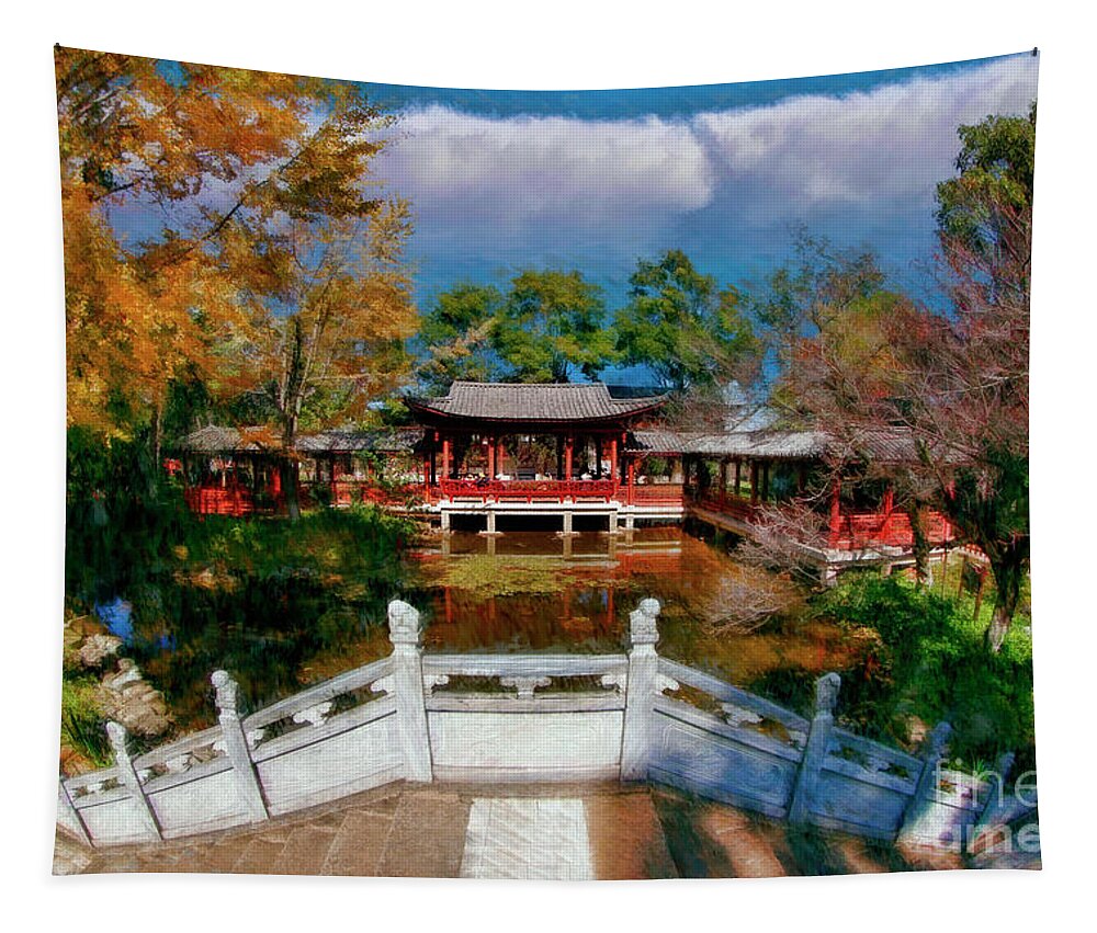  Tapestry featuring the photograph Da Li In China by Blake Richards