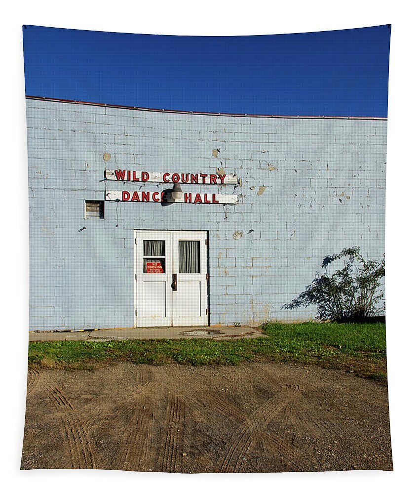 Small Town Tapestry featuring the photograph Dance Hall by Lenore Locken