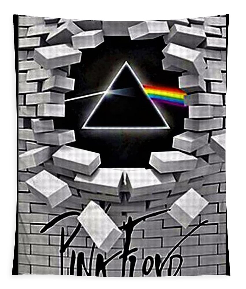 Pink Floyd Tapestry featuring the photograph Dark Side Of The Wall by Rob Hans