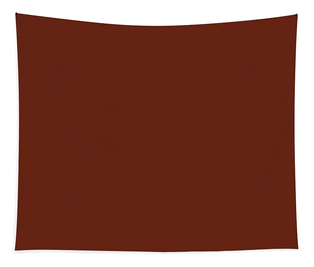Deep Tapestry featuring the digital art Deep Reddish Brown Solid Plain Color for Home Decor Pillows Blankets by Delynn Addams