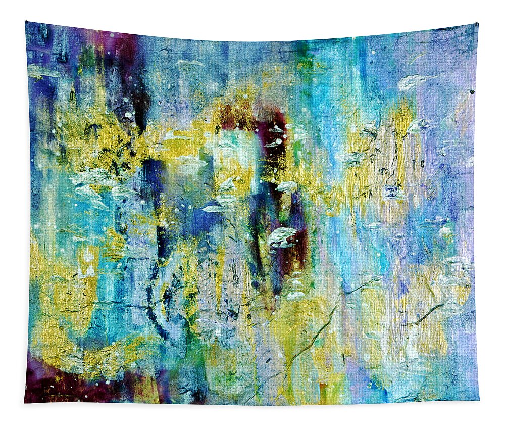 Deep Water Of Gold Art Tapestry featuring the painting Deep Water of Gold by Don Wright