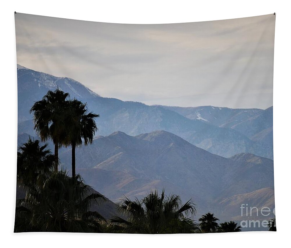 Landscape Tapestry featuring the photograph Desert Series - San Gorgonio Pass by Lee Antle