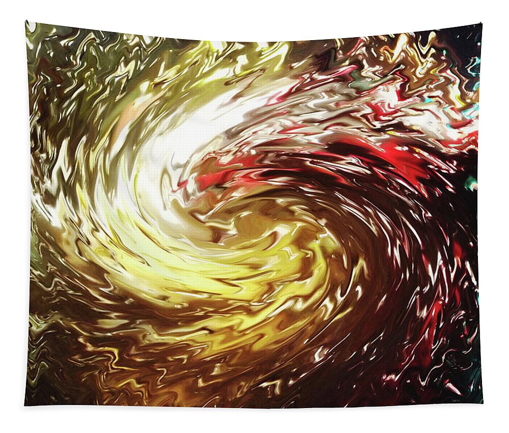 Mammatrain Tapestry featuring the digital art Dragon's Breath by Trina R Sellers
