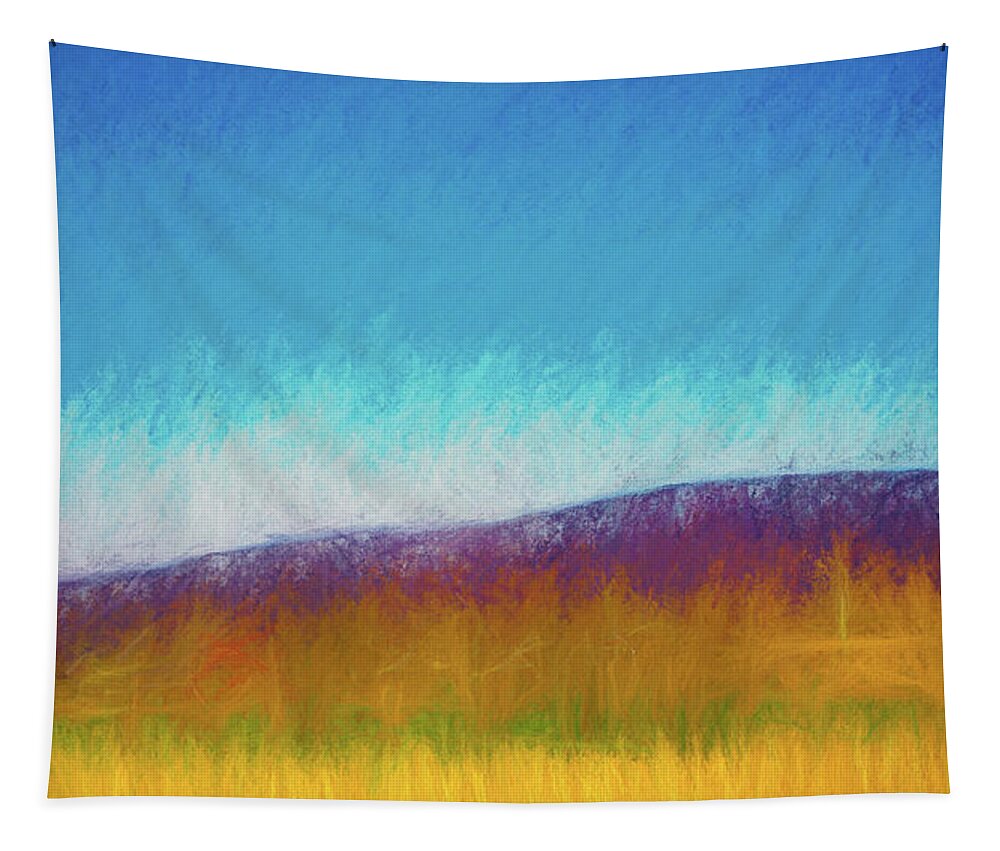 Impressionism Tapestry featuring the digital art Earth and Sky by Jason Fink