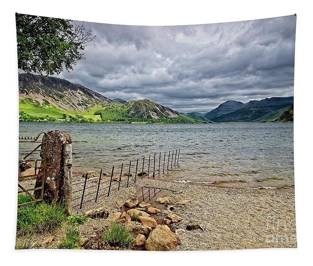 Ennerdale Water Tapestry featuring the photograph Ennerdale Water, Lake District by Martyn Arnold