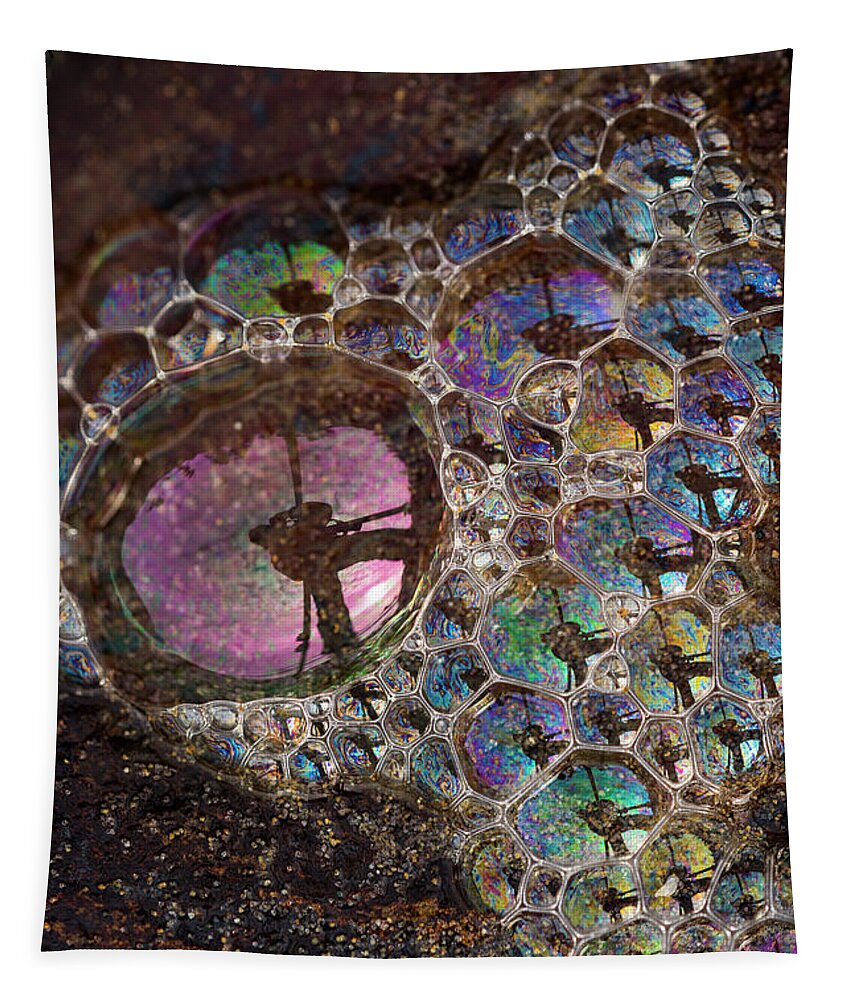Beach Tapestry featuring the photograph Ephemeral Images by Robert Potts