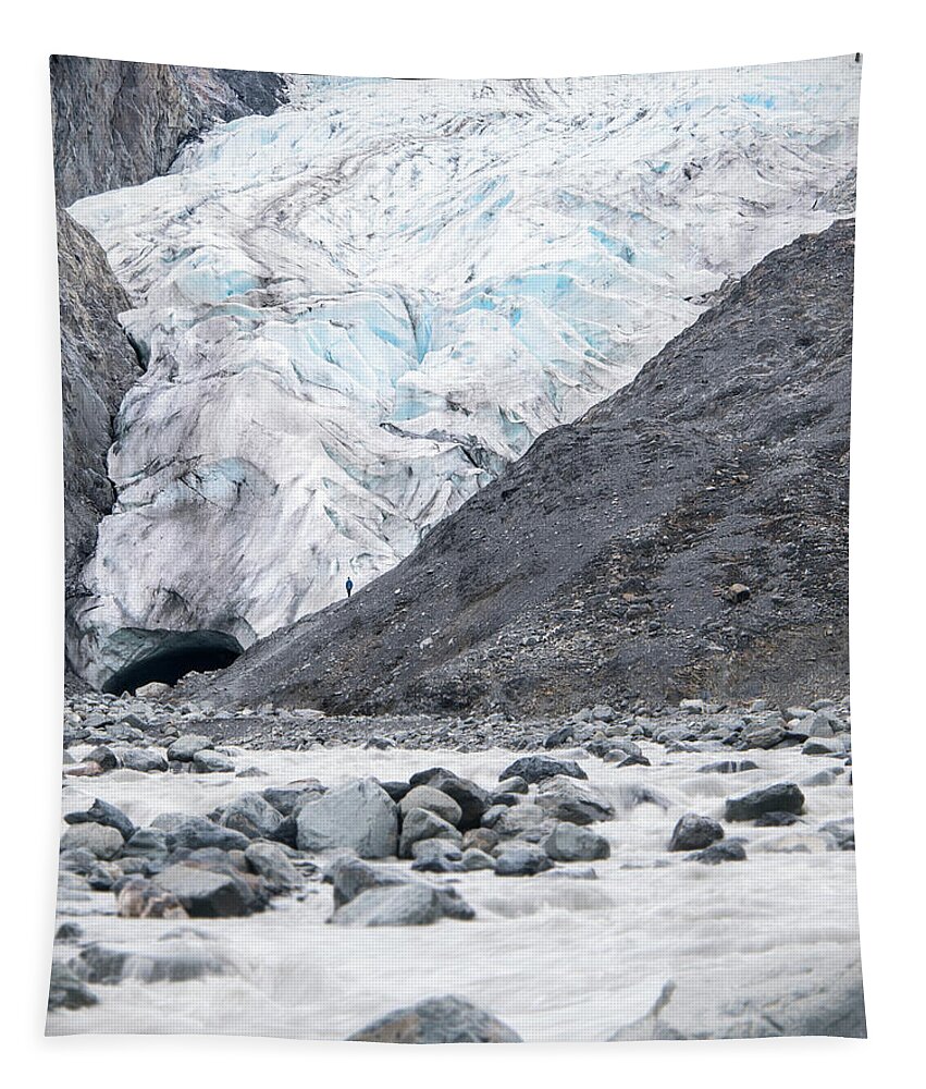National Park Tapestry featuring the photograph Exit Glacier by Steven Keys