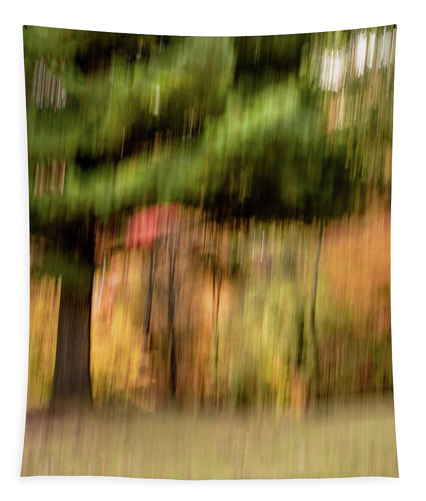 Abstract Tapestry featuring the photograph Fall Abstract #3 by Patricia Dennis