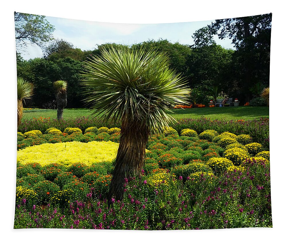 Garden Tapestry featuring the photograph Fantastically Fall Garden by Ally White