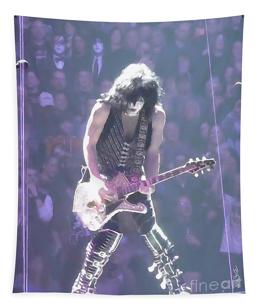 Paul Stanley Tapestry featuring the photograph Farewell Paul by Billy Knight