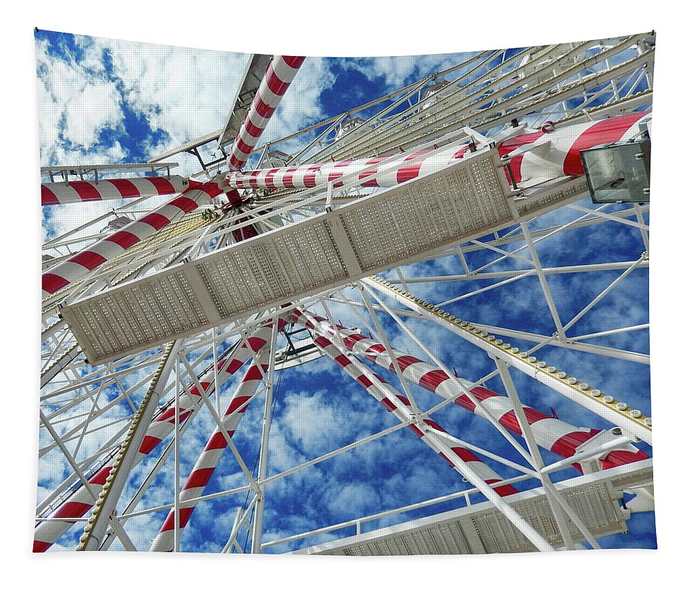 Ferris Wheel Tapestry featuring the photograph Ferris Wheel by Michael Frank