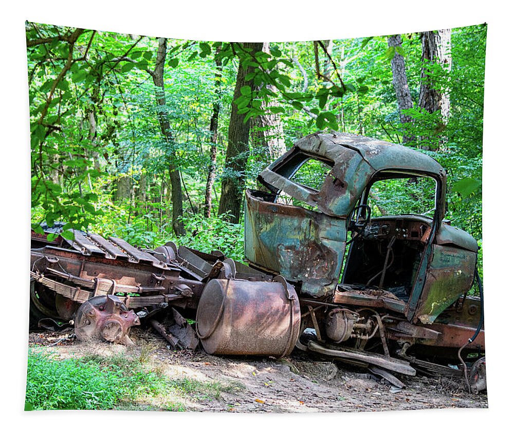 Truck Tapestry featuring the photograph Fixer Upper by Mary Ann Artz