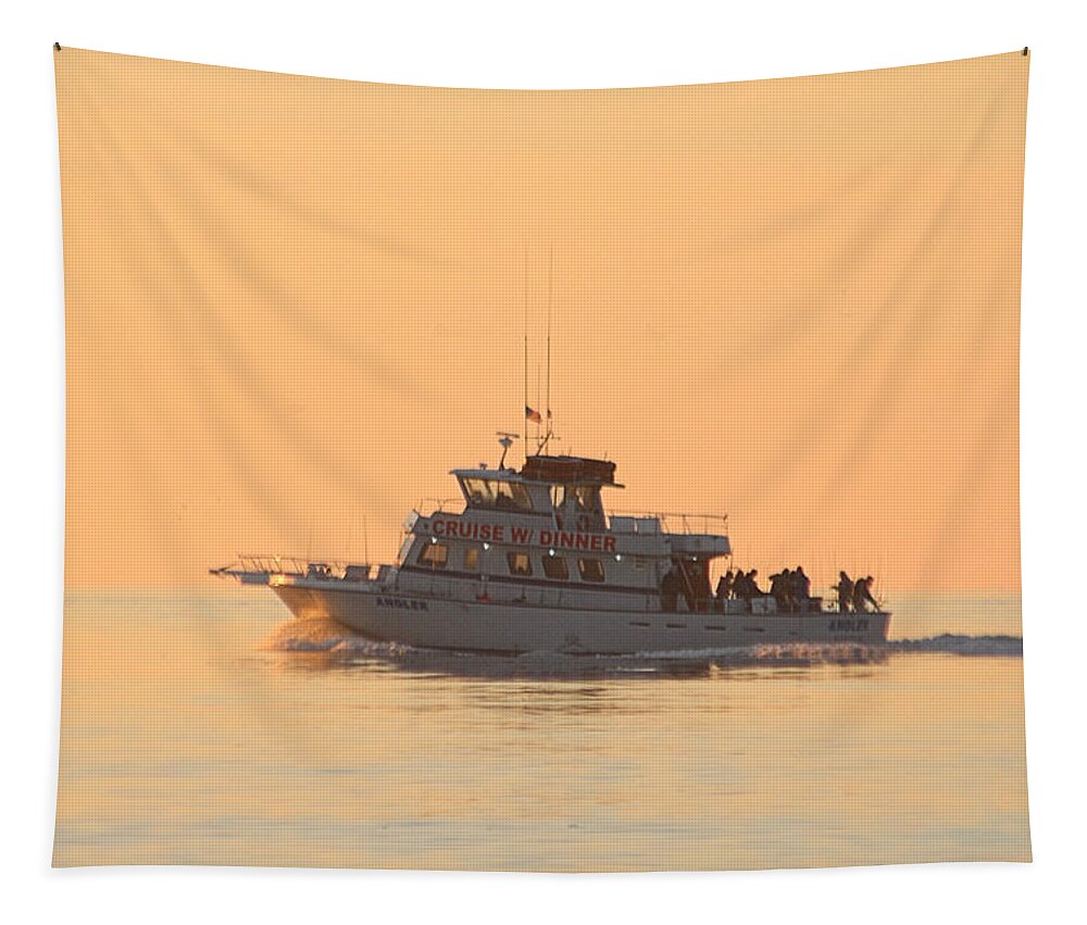 Angler Tapestry featuring the photograph Going Fishing On The Angler by Robert Banach