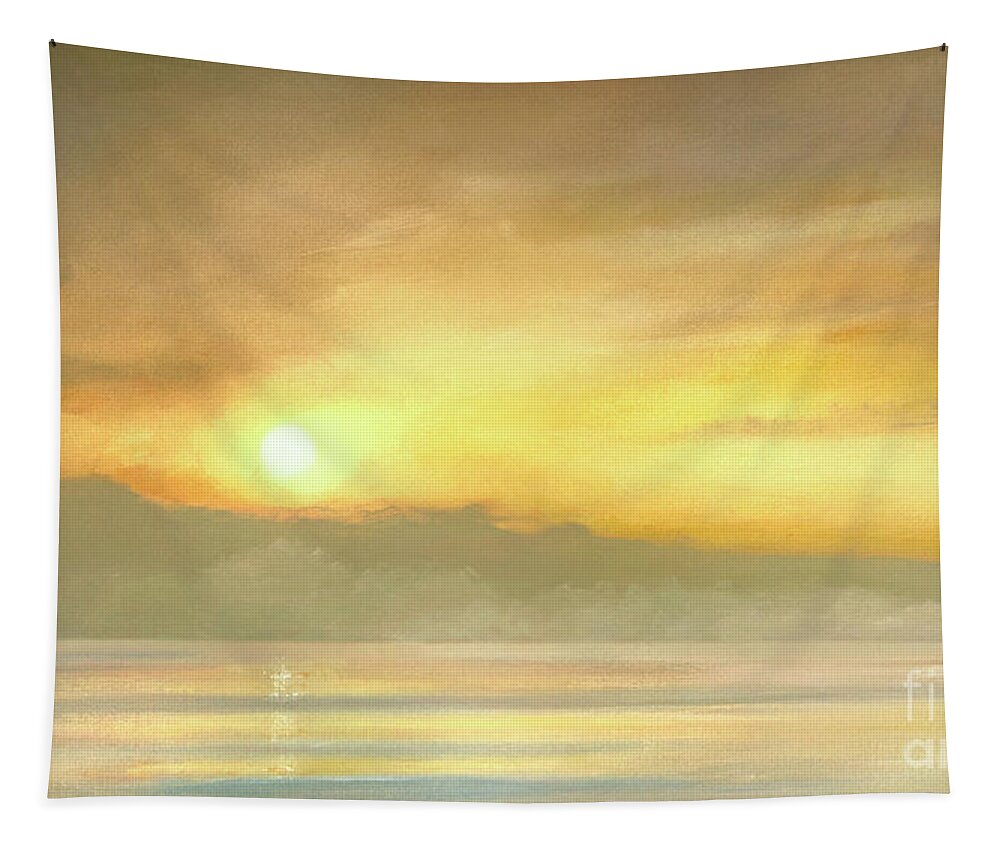 Landscape Tapestry featuring the photograph Gold by Michael Rock