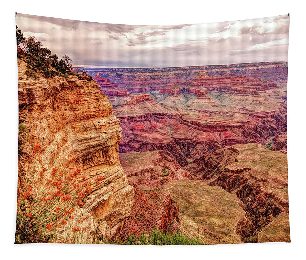 Grand Canyon Tapestry featuring the photograph Grand Canyon, #3 by Dorothy Cunningham