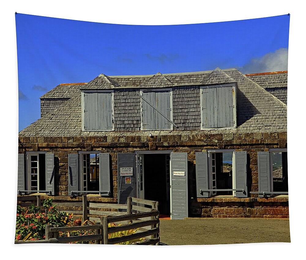 Guardhouse Tapestry featuring the photograph Guardhouse by Tony Murtagh