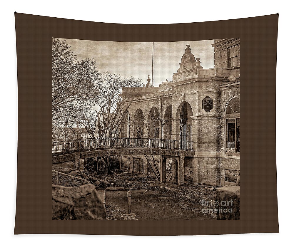 Haunting Ruin Tapestry featuring the photograph Haunting Ruin  by Imagery by Charly