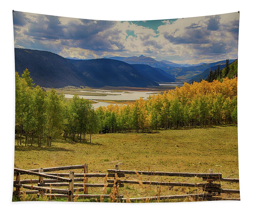 Headwater Of The Rio Grande Tapestry featuring the photograph Headwaters of the Rio Grande by See It In Texas