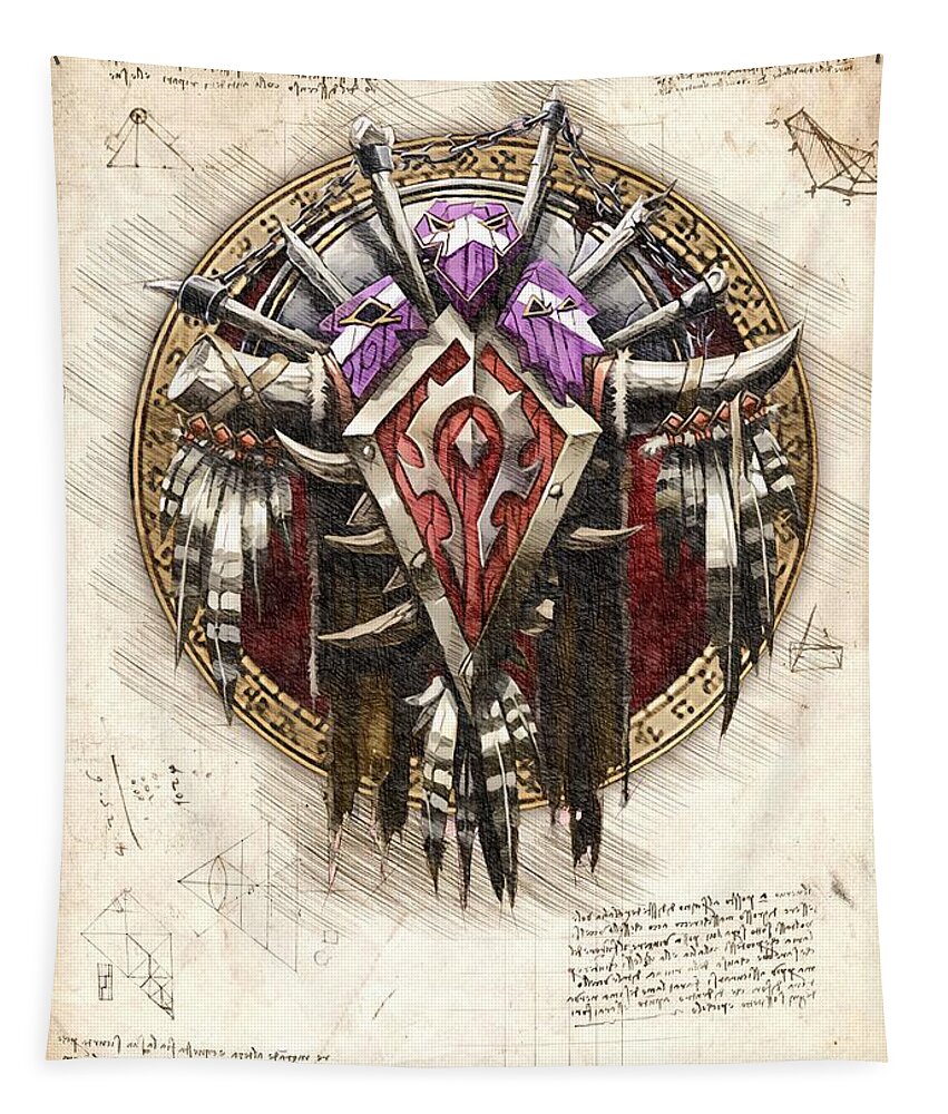 World of Warcraft - Horde Shield  Collectible retro metal signs for your  wall