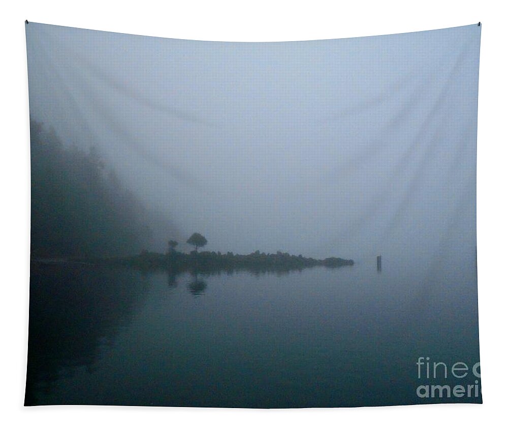 Hornby Island Tapestry featuring the photograph Hornby Island Fog by John Lyes
