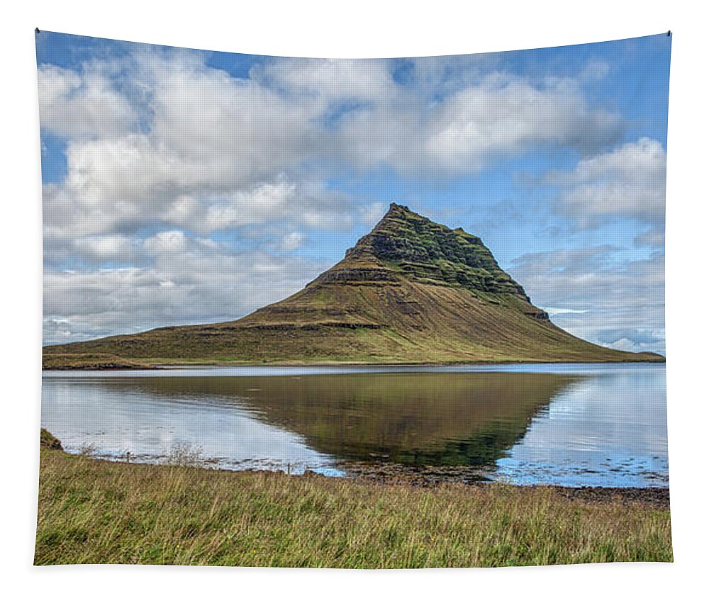 David Letts Tapestry featuring the photograph Iceland Mountain by David Letts