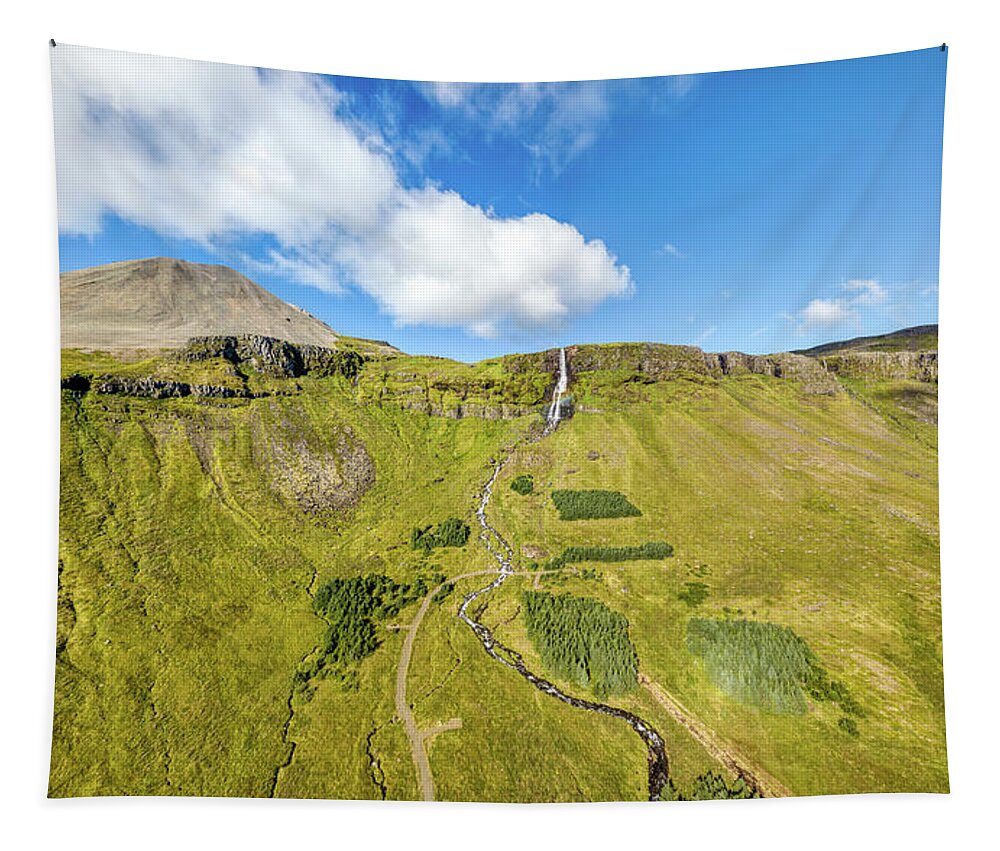 David Letts Tapestry featuring the photograph Iceland Volcano by David Letts