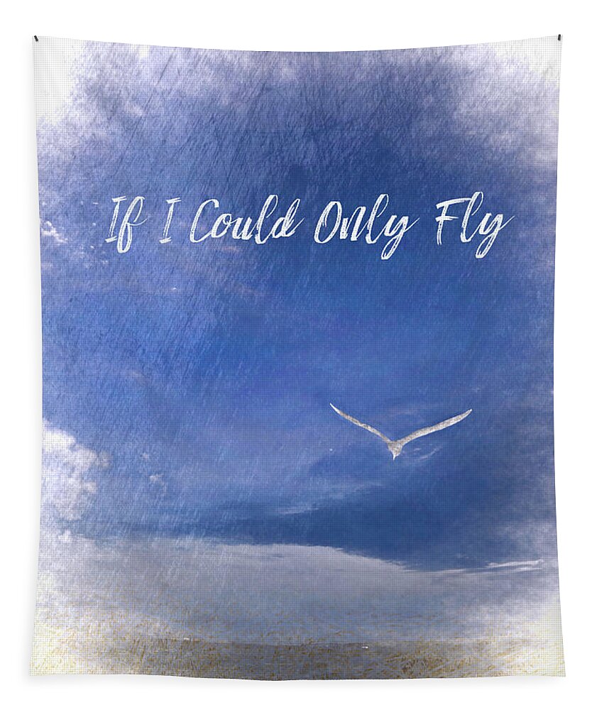  Tapestry featuring the photograph If I Could Only Fly by Jack Wilson