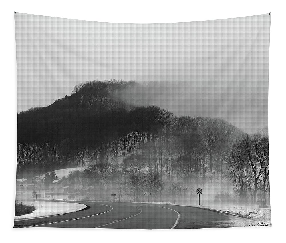 Winter Tapestry featuring the photograph I'll Be Home Soon by Wild Thing