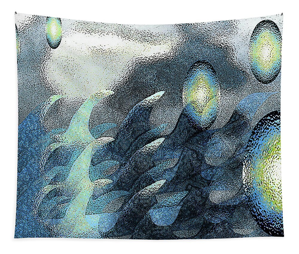 Sea Tapestry featuring the digital art Interstellar by Alexandra Vusir