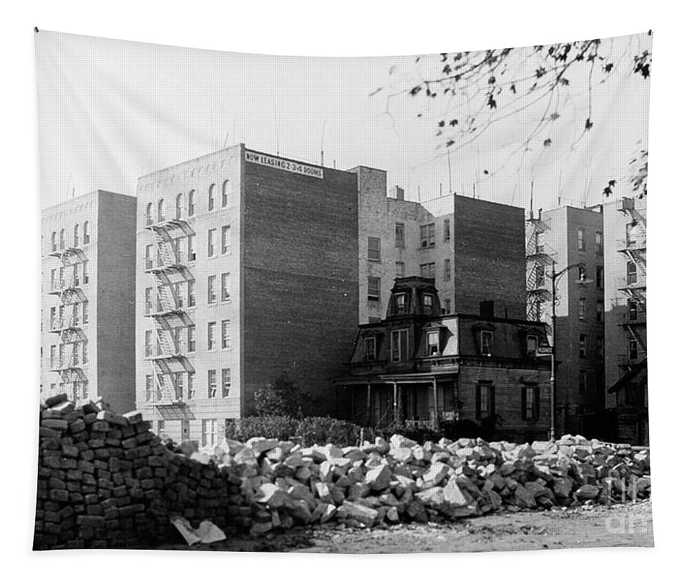 Historic Tapestry featuring the photograph Inwood 1927 by Cole Thompson