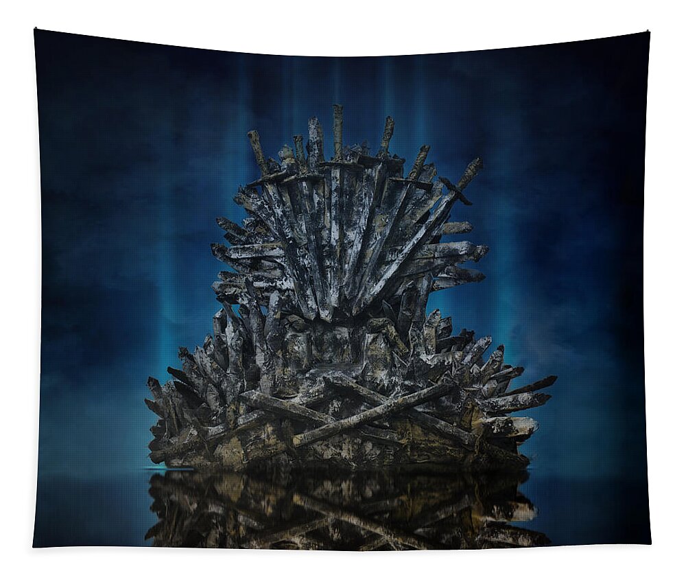 Iron Throne Tapestry featuring the photograph Iron throne by Julieta Belmont
