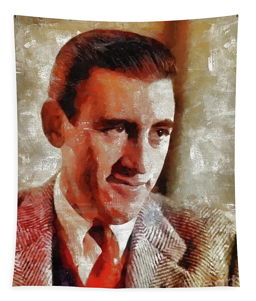 Salinger Tapestry featuring the painting J. D. Salinger, Literary Legend by Esoterica Art Agency