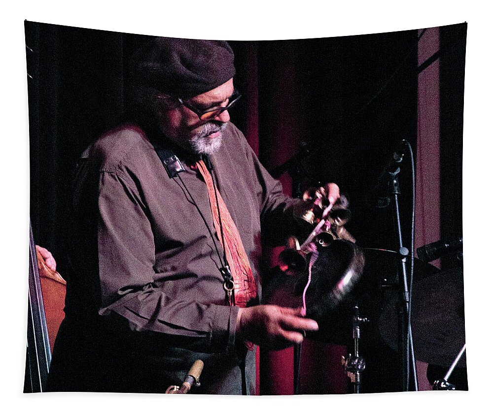Jazz Tapestry featuring the photograph Joe Lovano 2 by Lee Santa