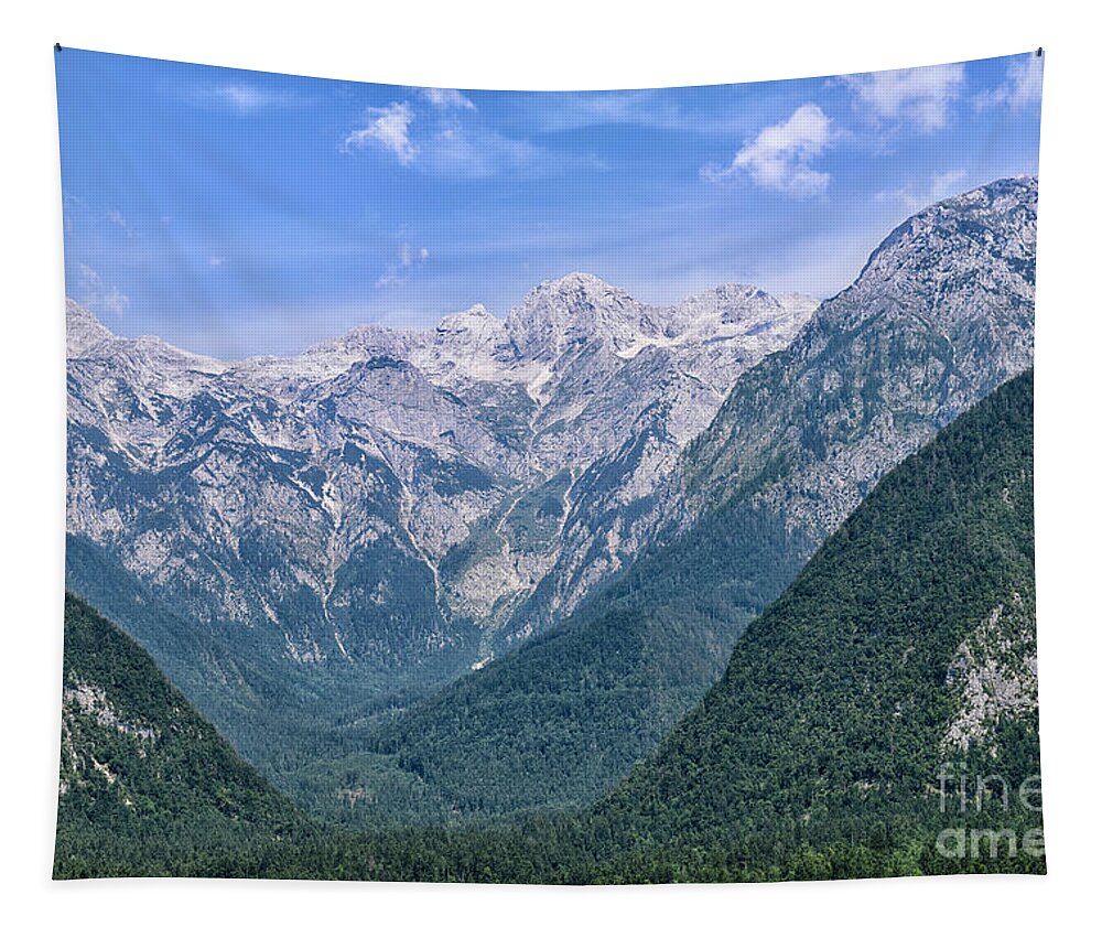 Top Artist Tapestry featuring the photograph Kamnik Alps from Velika Planina by Norman Gabitzsch
