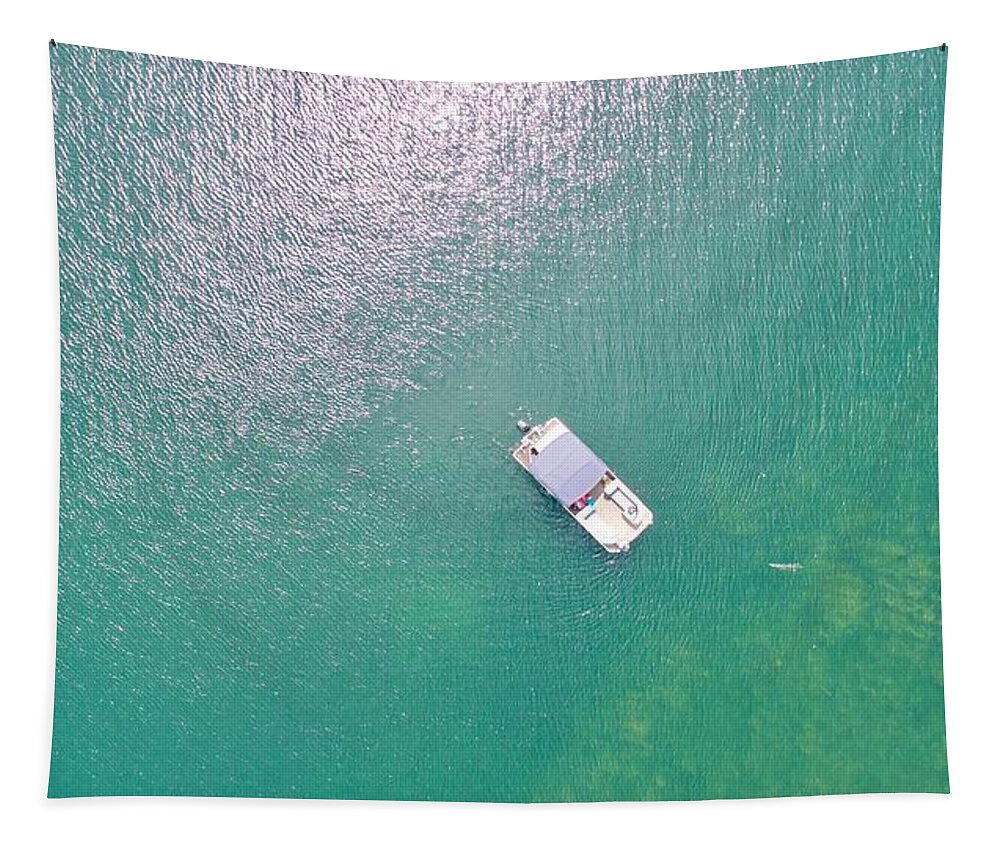 Keuka Lake Tapestry featuring the photograph Keuka Lake Boating by Anthony Giammarino
