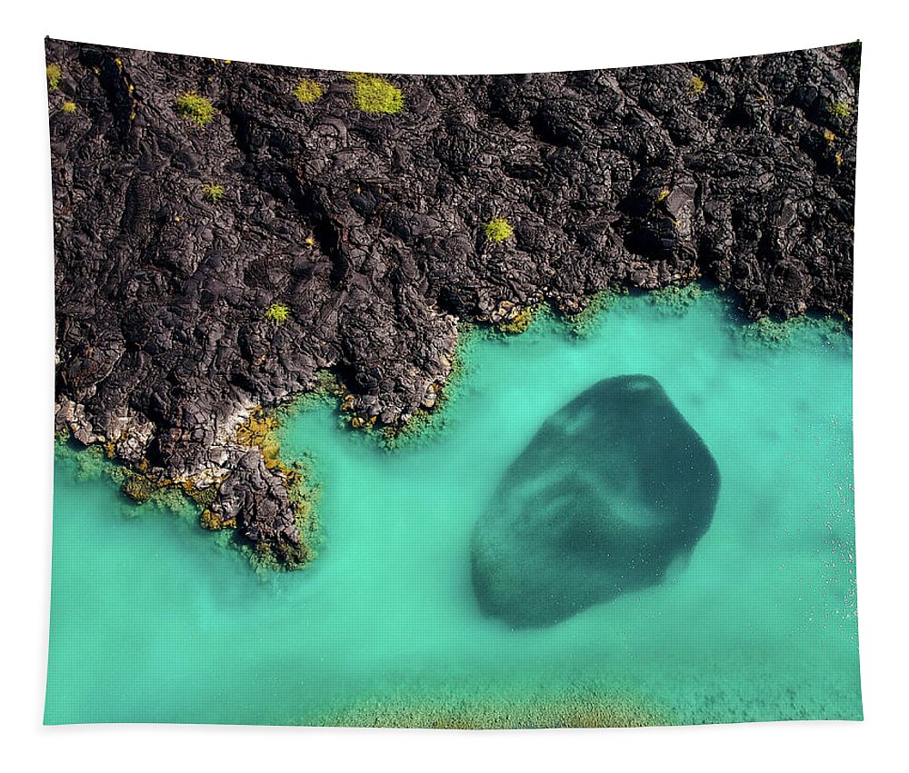 Kiholo Bay Tapestry featuring the photograph Kiholo Bay Bait Ball by Christopher Johnson
