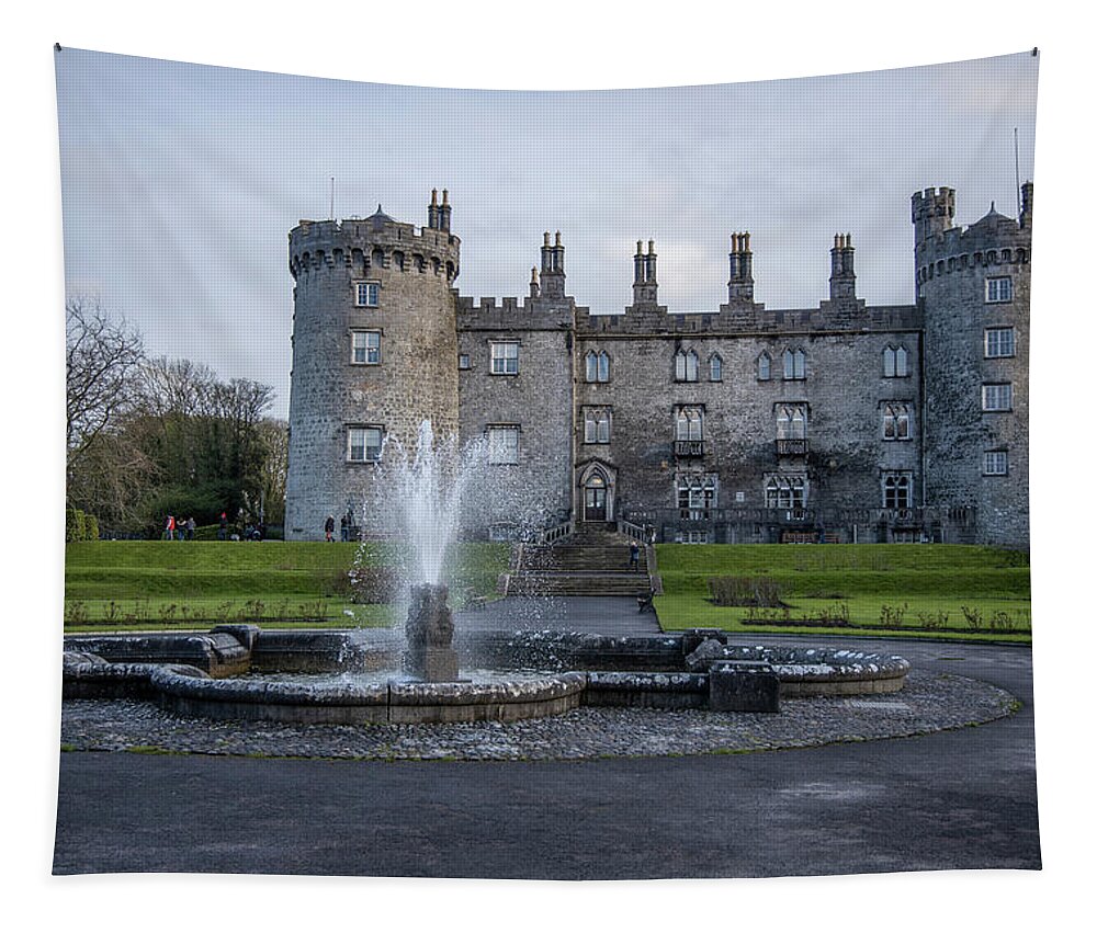 Castle Tapestry featuring the photograph Kilkenny Castle Ireland by John McGraw