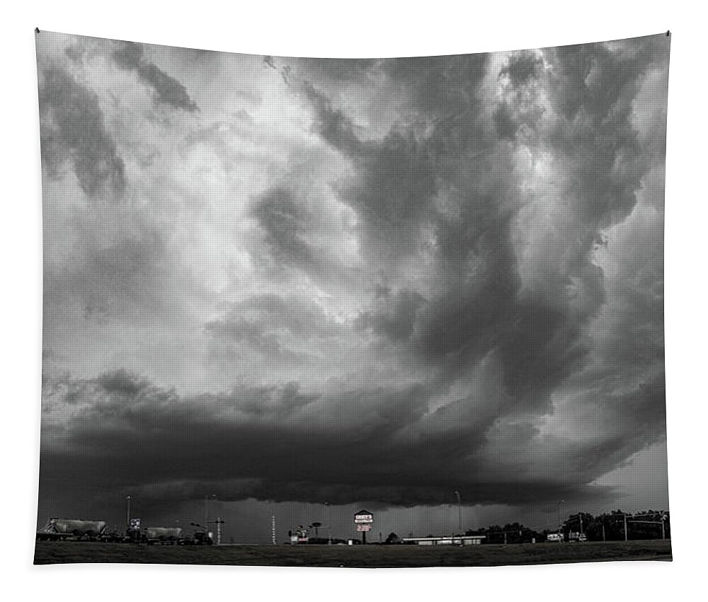 Nebraskasc Tapestry featuring the photograph Last August Storm Chase 016 by Dale Kaminski