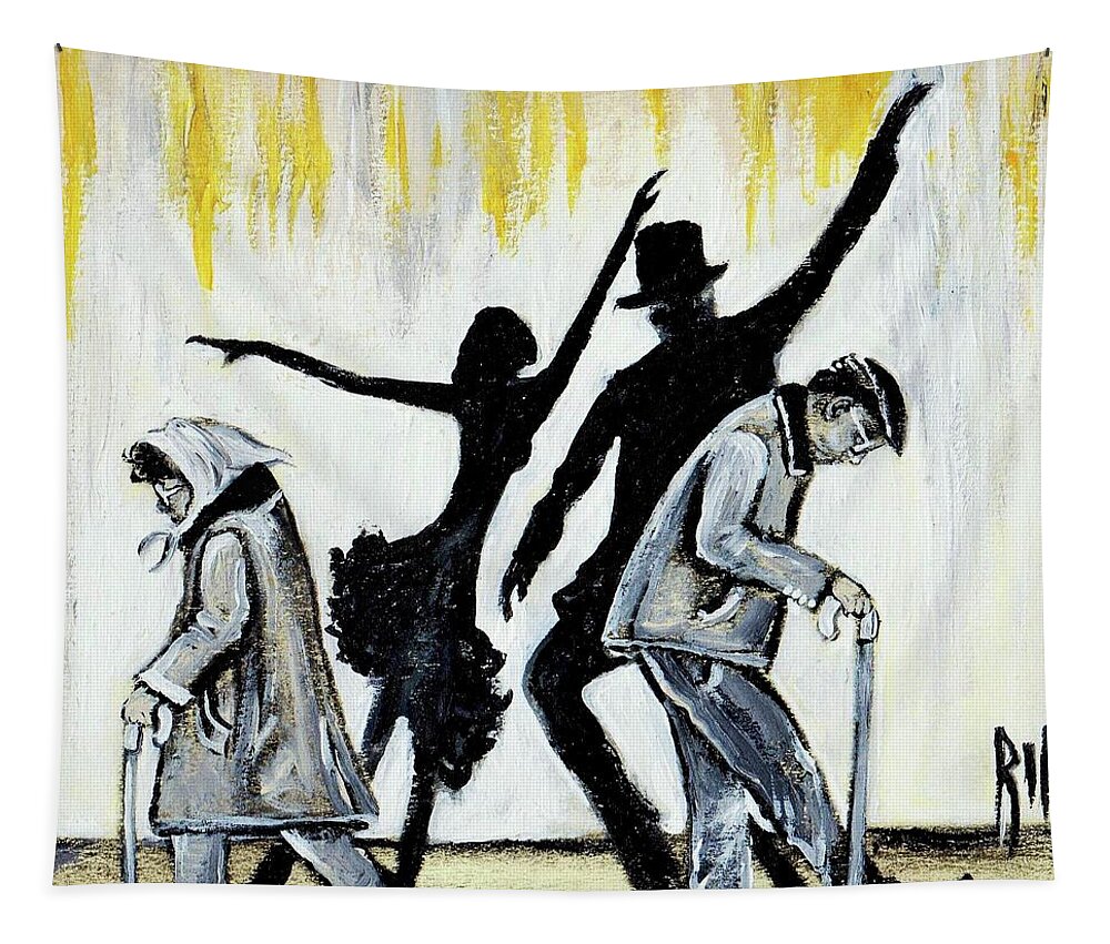 Love Tapestry featuring the painting Lets Get Back To THIS by Artist RiA