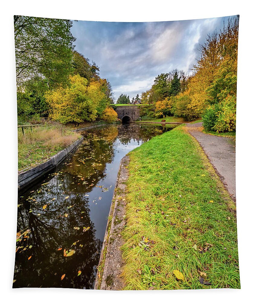 Canal Tapestry featuring the photograph Llangollen Canal Tunnel by Adrian Evans
