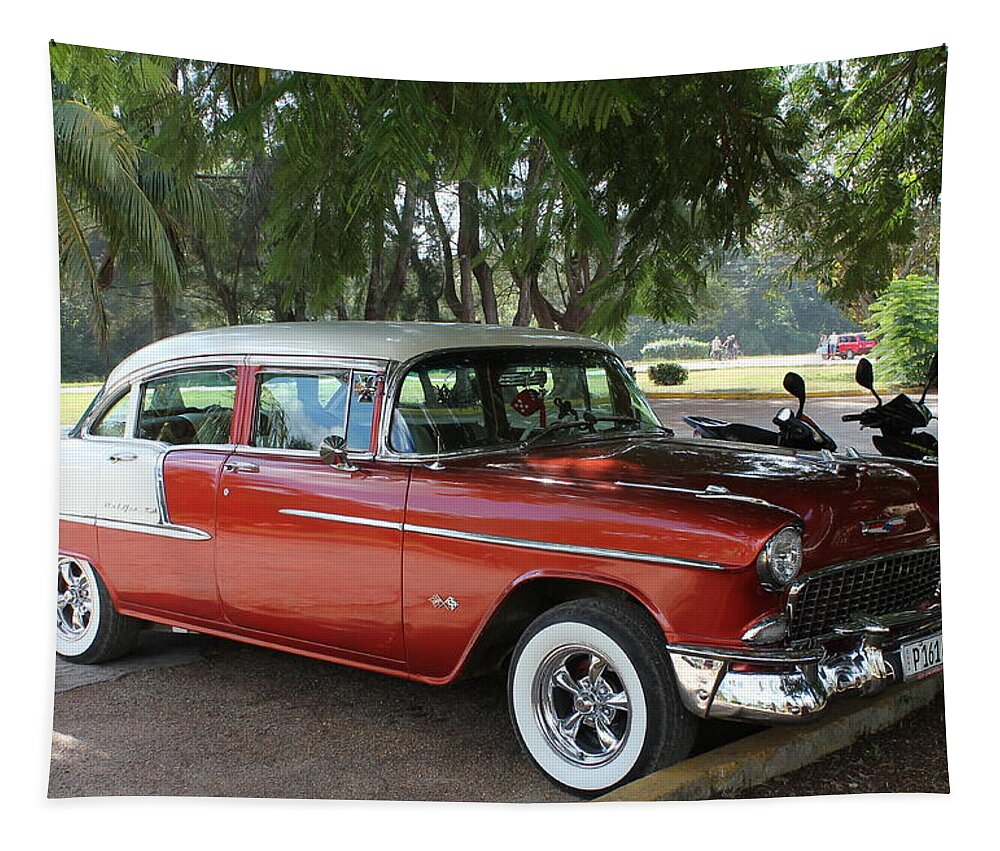 Cuba Tapestry featuring the photograph Lost in TIme by Ruth Kamenev