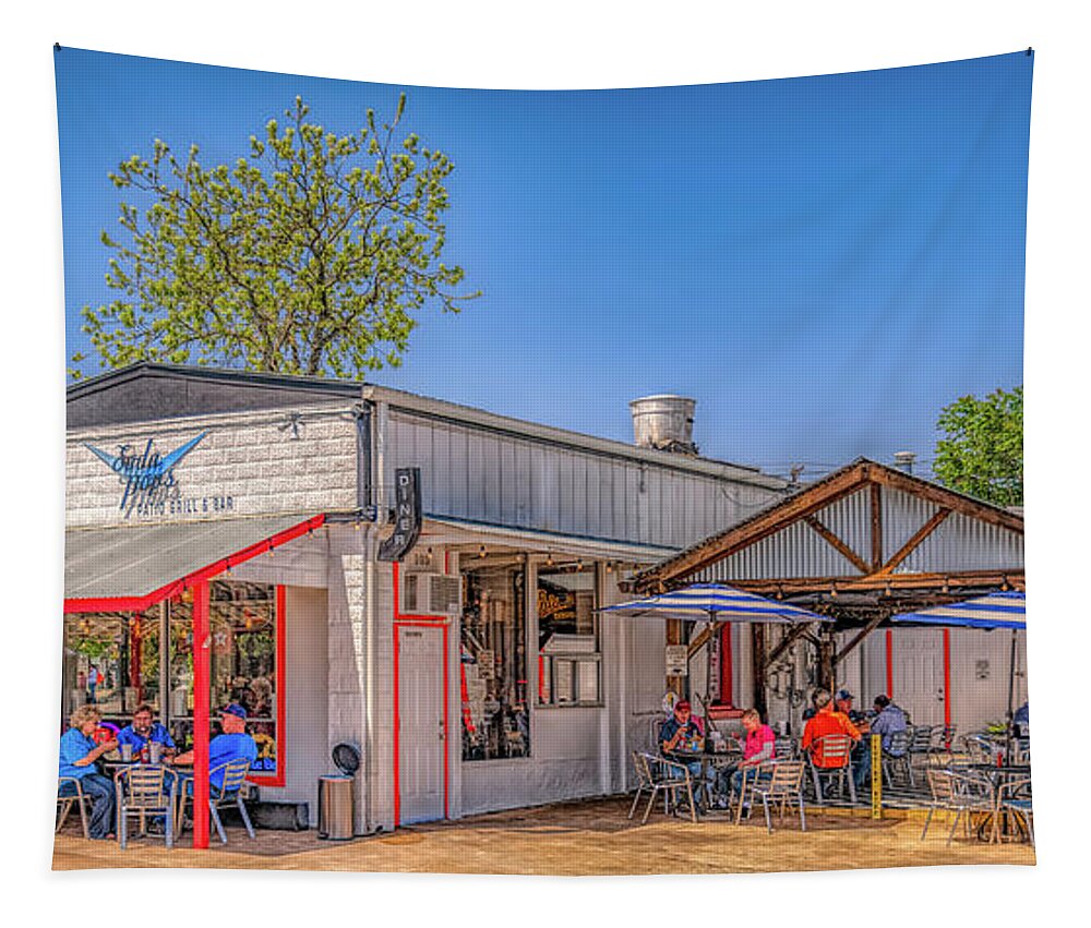 Boerne Tapestry featuring the photograph Lunch Time in Boerne Texas by G Lamar Yancy