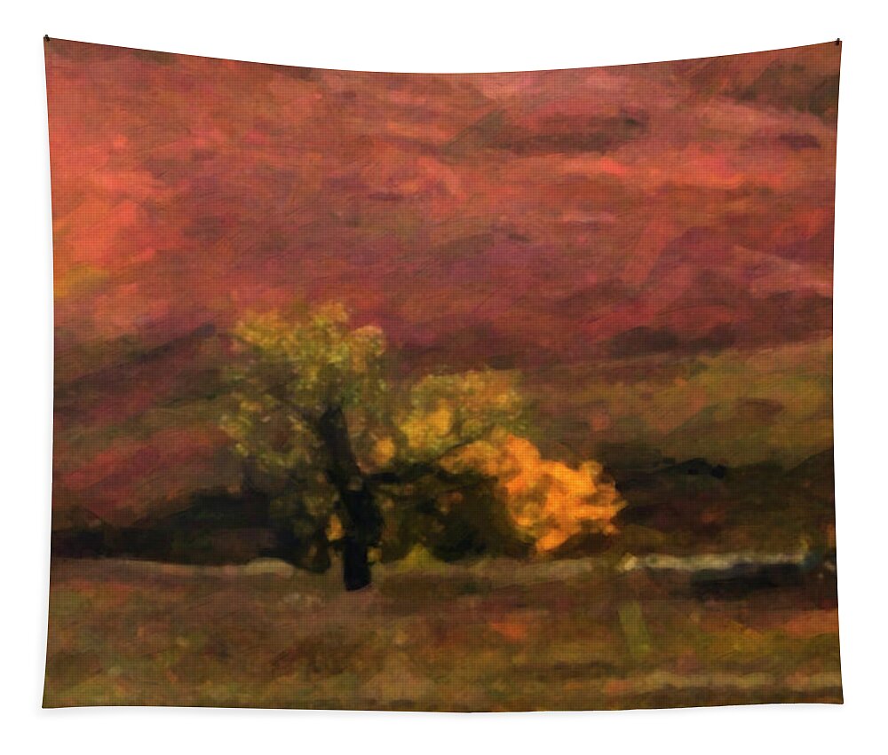 Paintings Tapestry featuring the painting Magnificent Autumn Colors by Gerlinde Keating