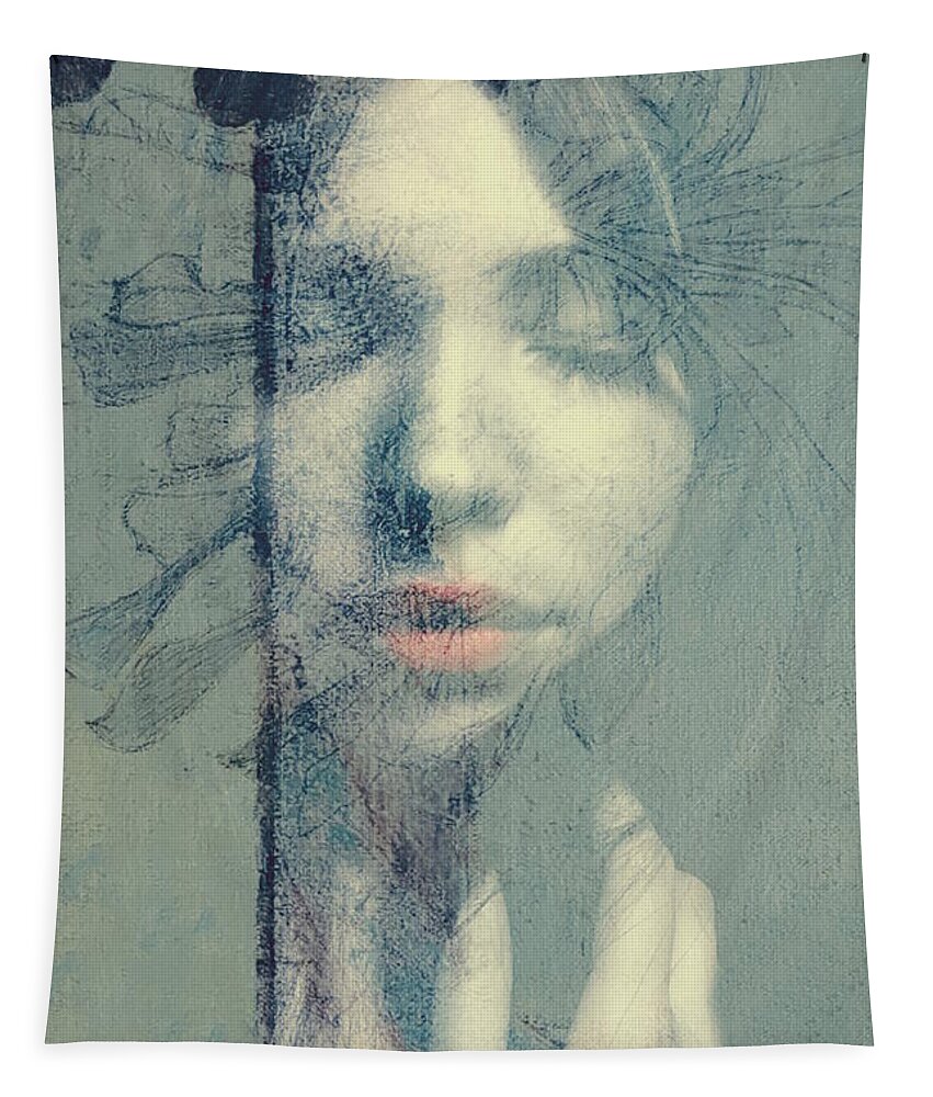 Love Tapestry featuring the mixed media Make It With You by Paul Lovering