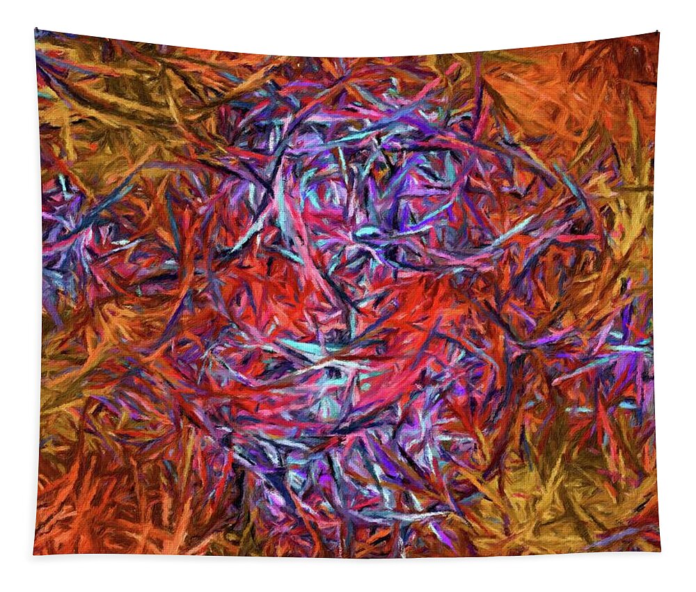 Digital Art And Mixed Media Tapestry featuring the digital art Matter by Lawrence Allen