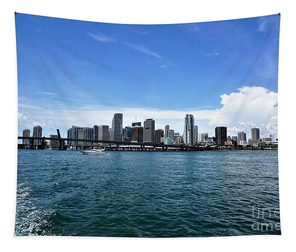 Miami Tapestry featuring the photograph Miami1 by Merle Grenz