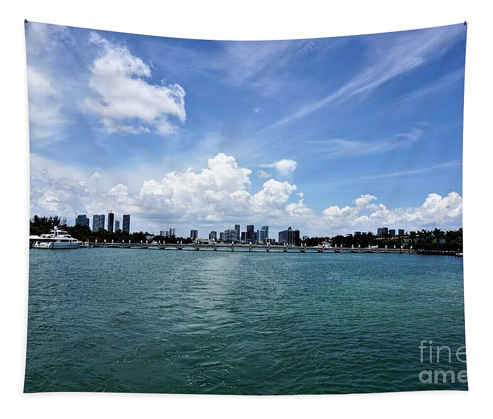 Miami Tapestry featuring the photograph Miami7 by Merle Grenz