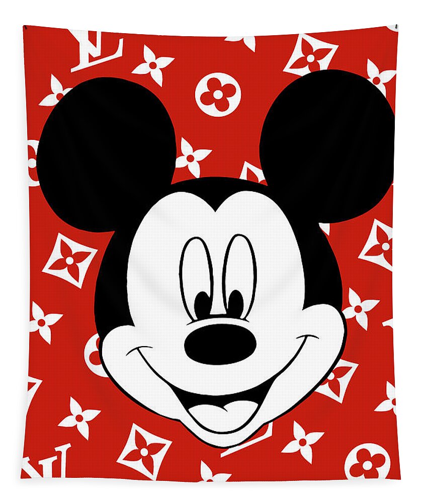 Mickey mouse supreme louis vuitton Tapestry for Sale by Supreme Ny