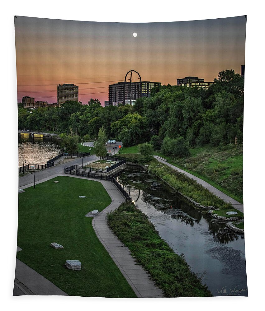 Minnesota Tapestry featuring the photograph Minneapolis 06 by Will Wagner